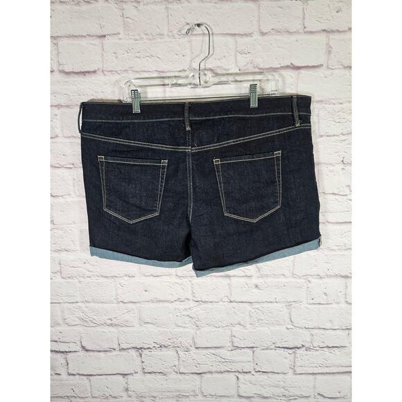 Ava and Viv Womens Midi Jean Short Size 18W‎ Dark Wash - Picture 3 of 6